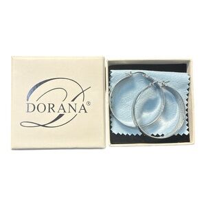 Silver Hoop Earrings s925